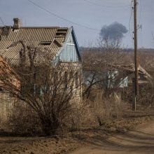 Rusija teigia užėmusi kaimą Donecko srityje