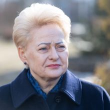 D. Grybauskaitė apie Ukrainoje besitęsiantį karą: tai didele dalimi yra Vakarų kaltė