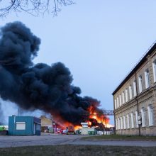 Vilniaus savivaldybė: dėl gaisro daliai ugdymo įstaigų rekomenduojama dirbti nuotoliu