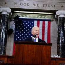 Metinėje J. Bideno kalboje – priekaištai D. Trumpui ir perspėjimas apie demokratijai iškilusį pavojų