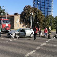 Dar viena avarija Klaipėdoje: sumaitoti du automobiliai <span style=color:red;>(papildyta)</span>