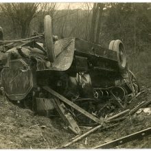 Kronika: automobilio avarija. Kaunas, 1931 m.