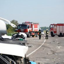 Žiauri avarija kelyje „Via Baltica“: žuvo vyras, sužalotas 10-metis vaikas