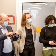 Po remonto Kalniečių šeimos sveikatos priežiūros skyriuje – patogesnės erdvės