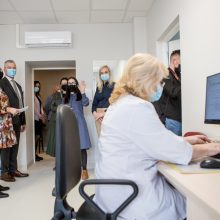 Po remonto Kalniečių šeimos sveikatos priežiūros skyriuje – patogesnės erdvės