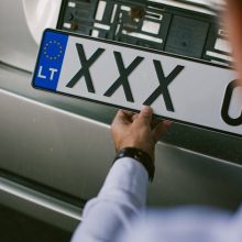 Ar daugiau neišvysime su Rusija susijusių automobilių numerių?