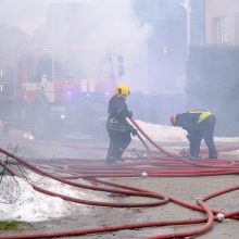 Per Kūčias – tragiškas gaisras Garliavoje: žuvo du žmonės