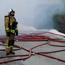 Per Kūčias – tragiškas gaisras Garliavoje: žuvo du žmonės