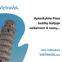 Pažinkite populiariausius Europos miestus naudodamiesi su virtualių kelionių paslauga VIRTRAVEL