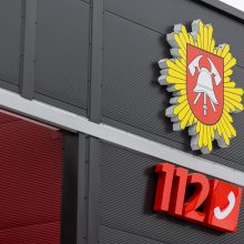 Panevėžyje dėl gaisro bendrabutyje evakuota apie 20 žmonių