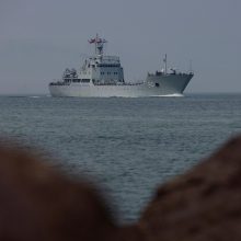 G-7 reiškia nepritarimą Pekino „militarizavimo veiklai“ Pietų Kinijos jūroje