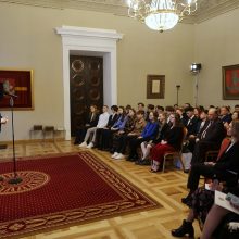 Jauniesiems Vilniaus garsintojams išdalinti Mažųjų Kristoforų apdovanojimai