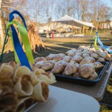 Vilkijiečių surengtoje Ukrainos palaikymo šventėje sutikta pabėgėlė: mūsų žmonės nepasiduos