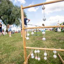 Globėjų šventė Aleksote nepaliko abejingų: daugiausia džiaugsmo vaikams suteikė putų diskoteka