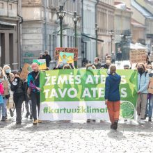 Kaune – eitynės už klimatą: veikti turime jau dabar!