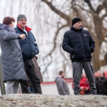 Garliavos parko upelyje aptiktas jame įšalusio nežinomo vyro kūnas 