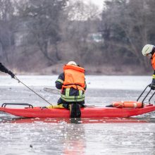 Nustatyta upelyje Garliavoje rasto negyvo vyro tapatybė