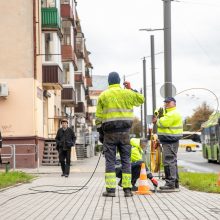 Pagaliau atnaujintas Taikos prospektas: pasitinka lygi kelio danga, nauji dviračių takai