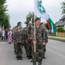 G. Nausėda sąskrydžio Ariogaloje dalyviams: galime gerbti jus kaip moralinį kompasą