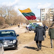 Šančiuose nerimsta aistros dėl gatvės prie Nemuno: surengta protesto akcija