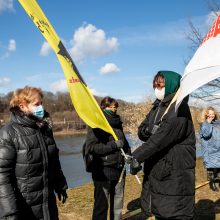 Šančiuose nerimsta aistros dėl gatvės prie Nemuno: surengta protesto akcija