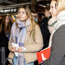 Aukštųjų mokyklų mugėje – būsimųjų studentų vilionės