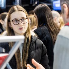 Aukštųjų mokyklų mugėje – būsimųjų studentų vilionės