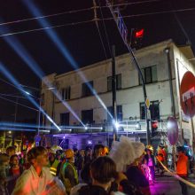 „Fluxus festivalis“ kopimui į Parodos kalną prikėlė Trojos arklį ir drakulą