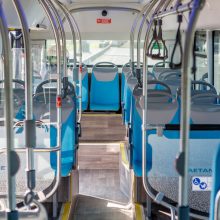 Kaune išbandytas vandeniliu varomas autobusas: nuomonės išsiskiria