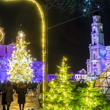 Kaunas 2023-iuosius pasitiko su muzika ir vaizdais!