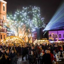 Kaunas 2023-iuosius pasitiko su muzika ir vaizdais!