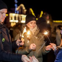 Kaunas 2023-iuosius pasitiko su muzika ir vaizdais!