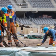 V. Matijošaitis: iki Kauno stadiono atidarymo liko daugiausia mėnuo ir dvi savaitės