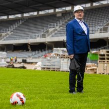 V. Matijošaitis: iki Kauno stadiono atidarymo liko daugiausia mėnuo ir dvi savaitės