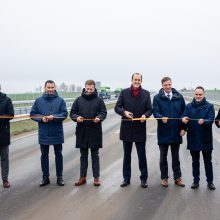 Oficialiai atidarytas pirmasis atnaujintas „Via Baltica“ ruožas