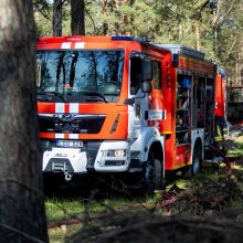 Šilutės rajone kilo gaisras sklype – įtariamas padegimas