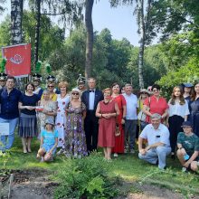 Kauno Botanikos sode pasodintas ąžuolas kompozitoriui K. Pendereckiui