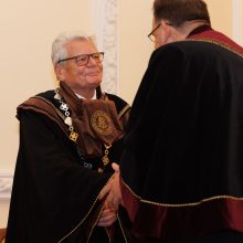 Eksprezidentas J. Gauckas Kaune ragina Vakarus išlaikyti vienybę Rusijos atžvilgiu