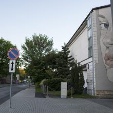 Netikėtas piešinys Kaune: į kaimynų nesutarimus įsiterpė meno kūrinys
