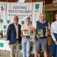 Lietuvos golfo čempionais pirmą kartą tapo D. Momkus ir A. Skolskytė