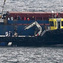 Turkijoje baigta laivo su pirmuoju Ukrainos eksportuojamų grūdų kroviniu patikra