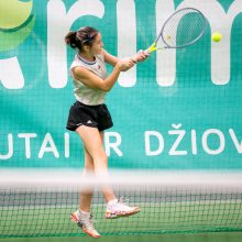 Fremtidige tennisstjerner kjemper i Vilnius: den tolv år lange turneringen har begynt
