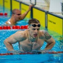 Favoritas: plaukikas E.Matakas – vienas pagrindinių pretendentų į žaidynių medalį.