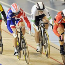 Karjera: Lietuvos dviratininkė <span style=color:red;>(dešinėje)</span> 2010-aisiais Danijoje tapo keirino rungties pasaulio čempione.