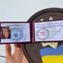 M. Daikerytė prisidėjo prie pagalbos Ukrainai: gavo ypatingą pažymėjimą