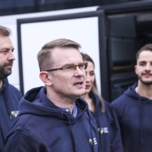 A. Dulkys išlydėjo į Kyjivą vykstančius Lietuvos medikus: tikiu, kad jie padės kurti naują Ukrainą