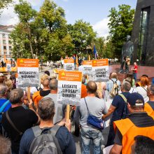 Protestas dėl „Lifosos“ uždarymo: iš ko gyvens 900 šeimų?