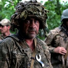 Kyjivas: Ukrainos pajėgos artėja prie rytinio Bachmuto miesto 