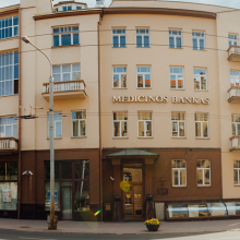 Medicinos bankas pardavė centrinę būstinę Vilniaus centre 