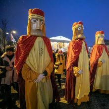 Vilniuje didįjį švenčių šurmulį išlydės Trys Karaliai